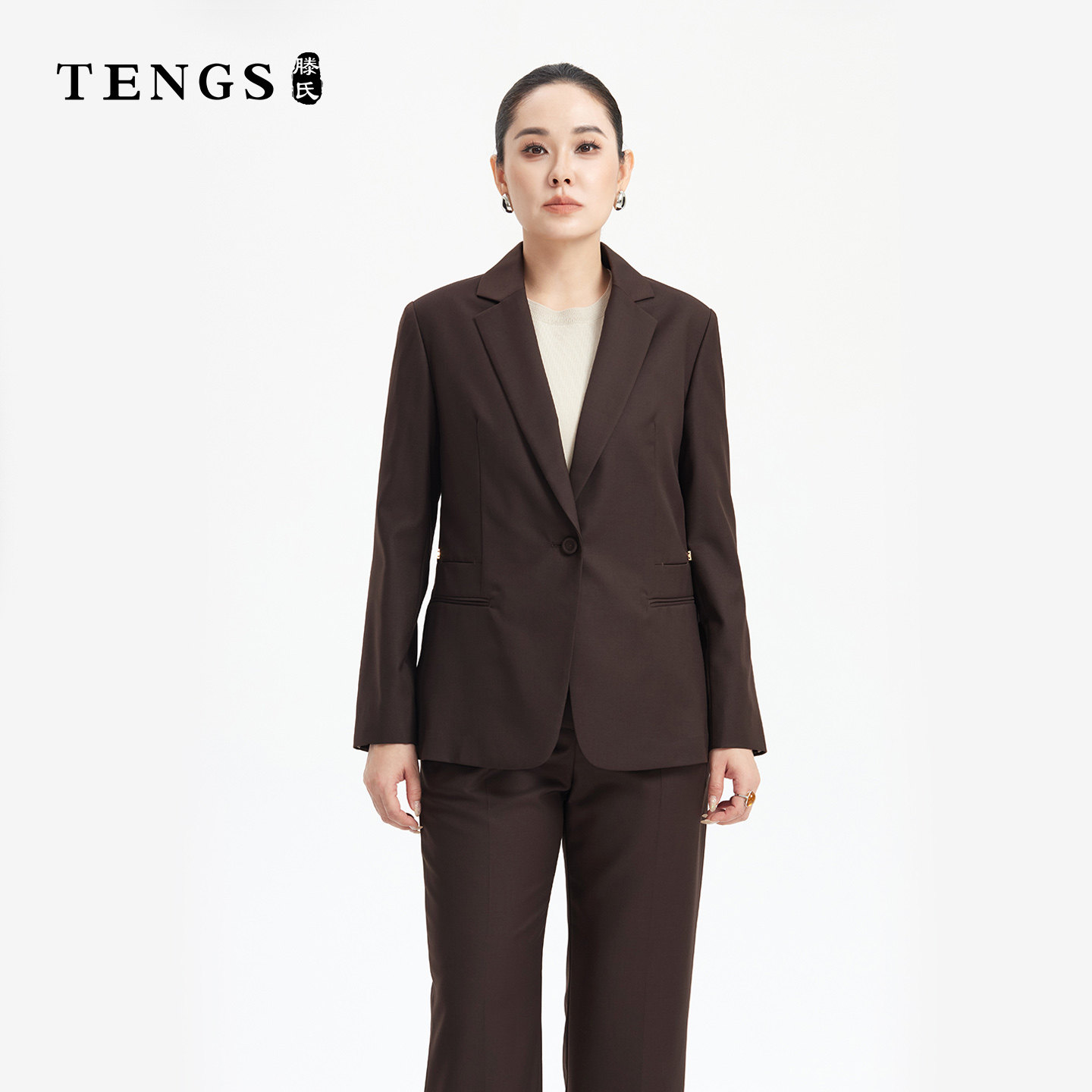 TENGS滕氏气质通勤百搭短外套