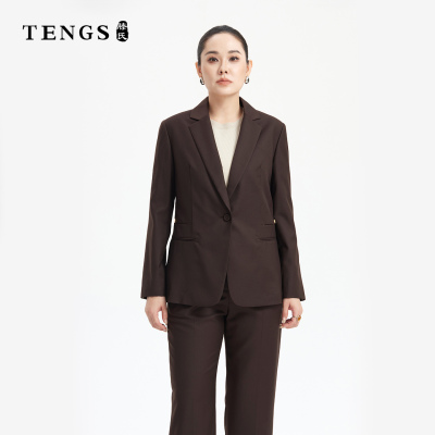 TENGS滕氏气质通勤百搭短外套