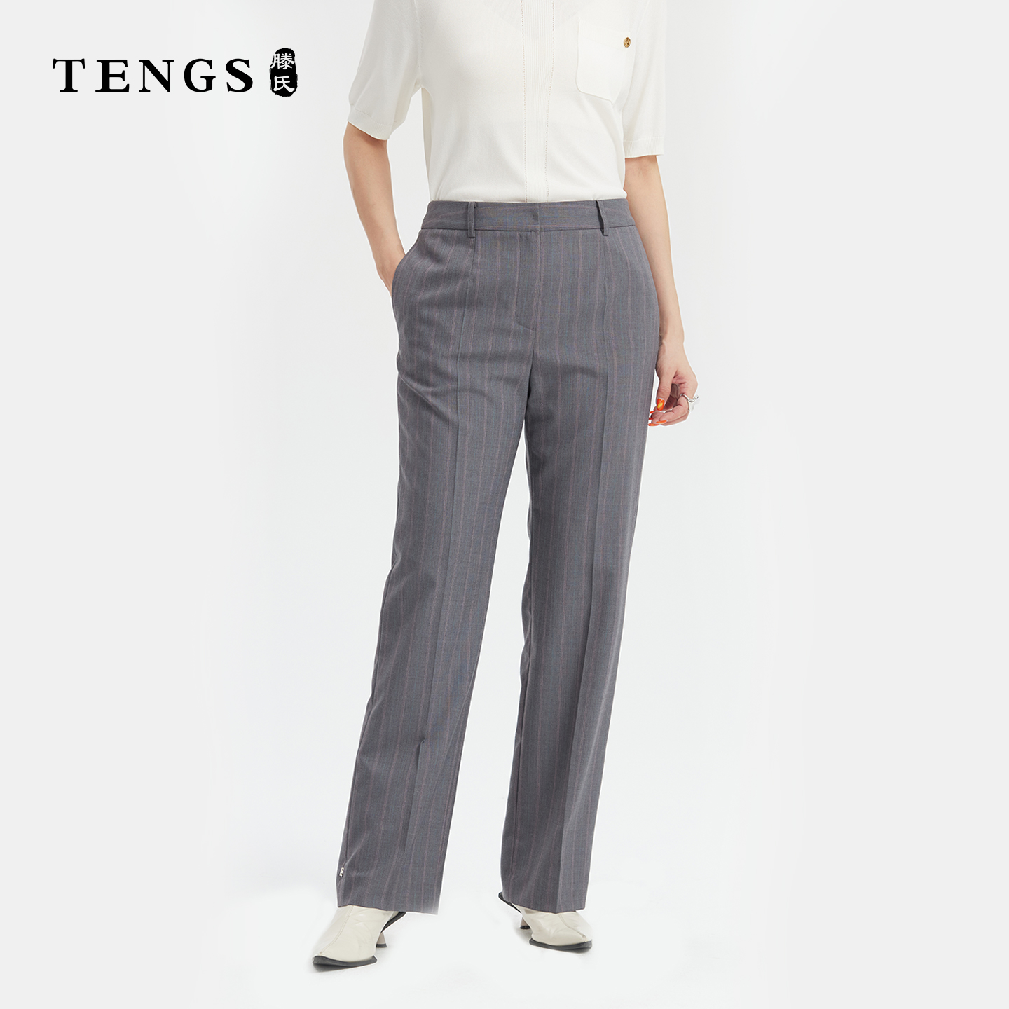 舒适百搭职场通勤羊毛单裤