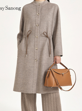 萨侬Classy Sanong/滕氏企业女装冬季新款简约优雅职场通勤大衣