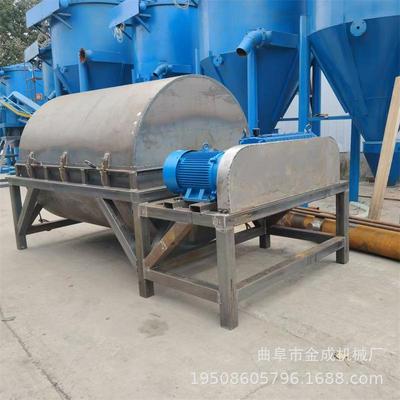 小型六角滚筒抛光机火烧铁除锈干磨机冲压件废铁件除锈机现货