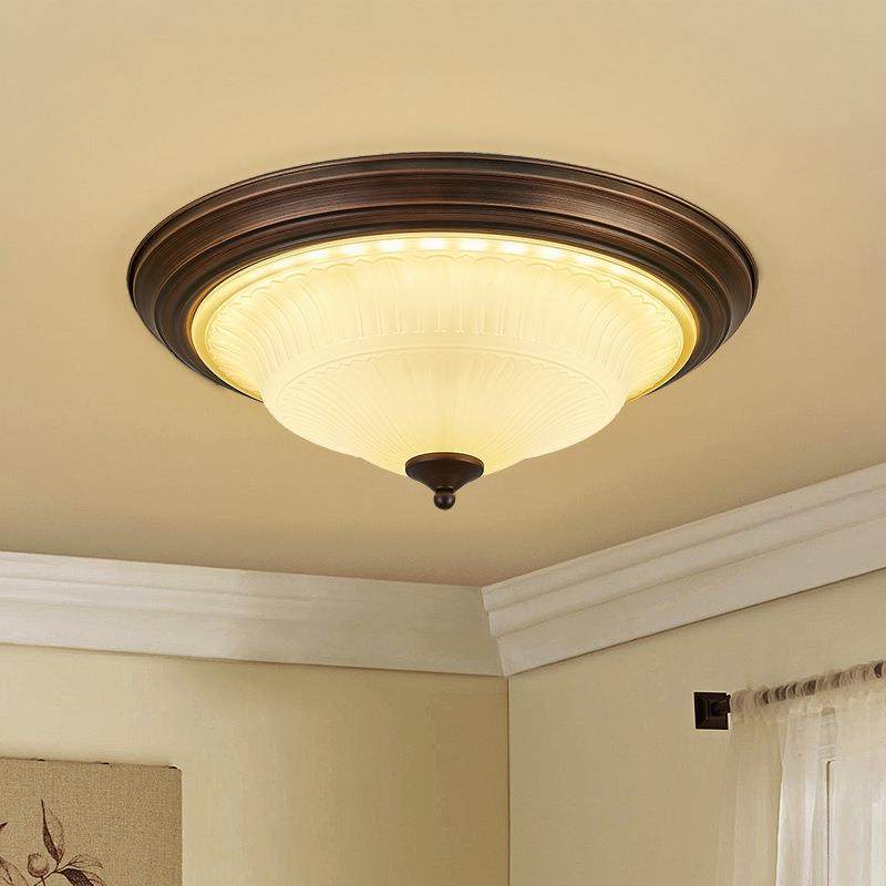 美式吸顶灯卧室复古客厅灯乡村过道阳台灯欧式灯具卧室灯主卧书房