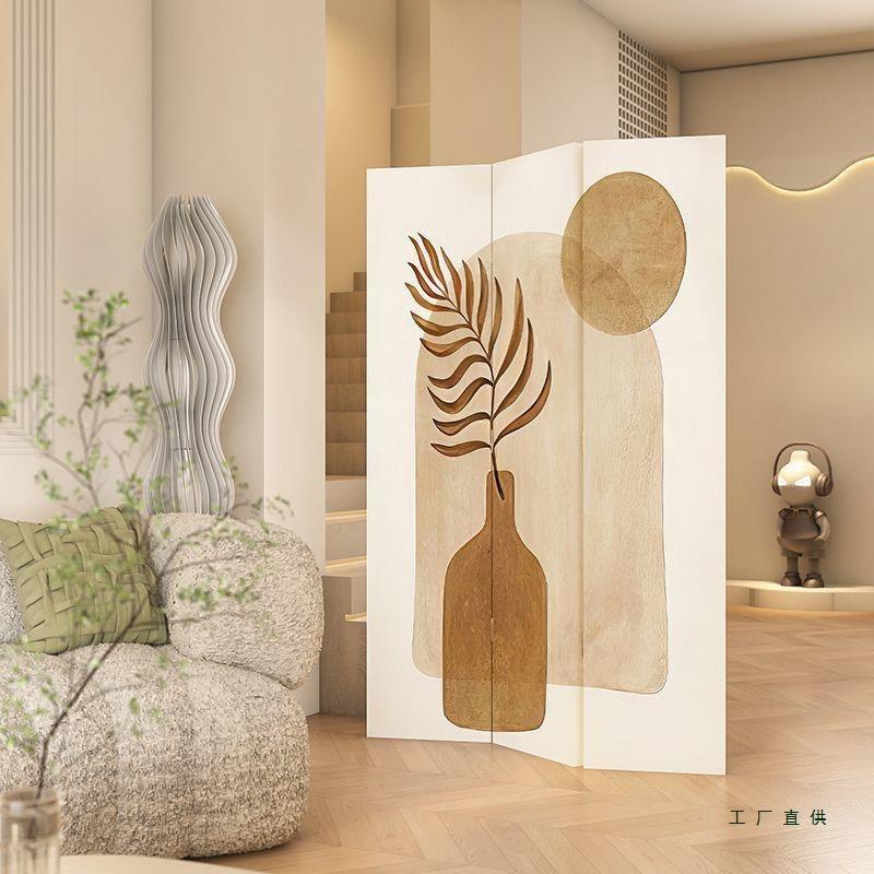 现代简约折叠屏风隔断客厅进门遮挡床装饰移动卧室办公室沙发折屏