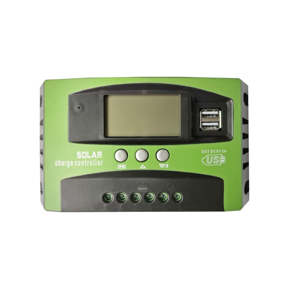 50A60A100A太阳能控制器12V24V铅酸锂电多用太阳能光伏发电控制器