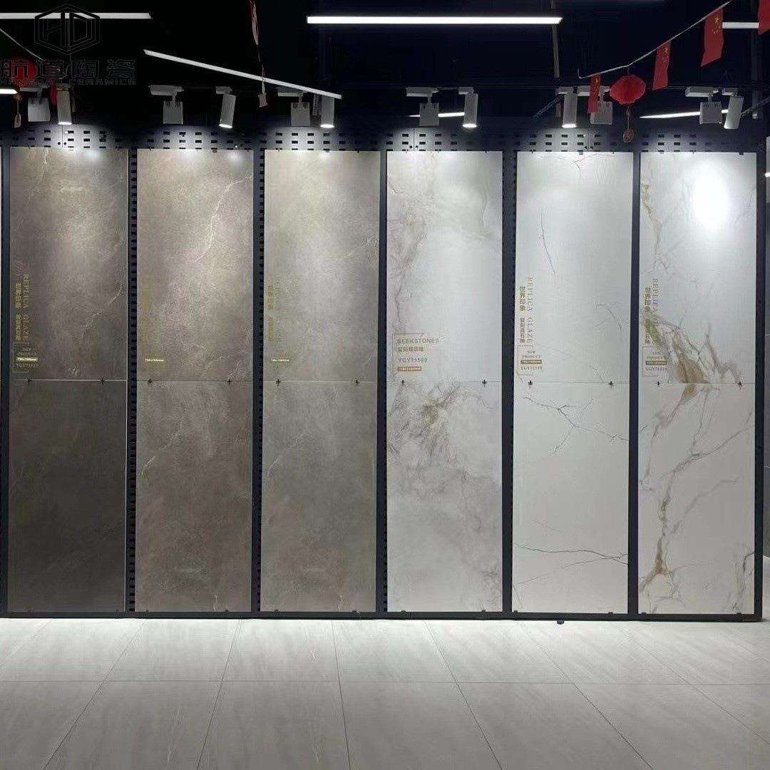 微理石质感砖复刻釉大理石纹瓷砖轻奢别墅大堂客厅地砖厨卫墙地砖