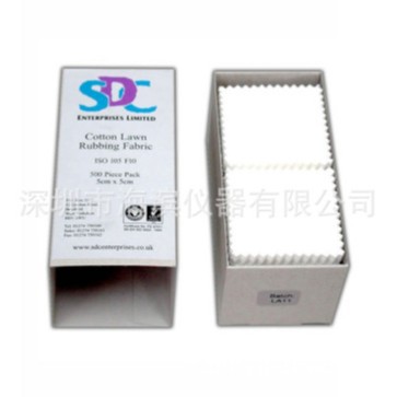 SDC#1323欧式耐摩擦白棉布500块/盒SDC标准摩擦布标准白棉布