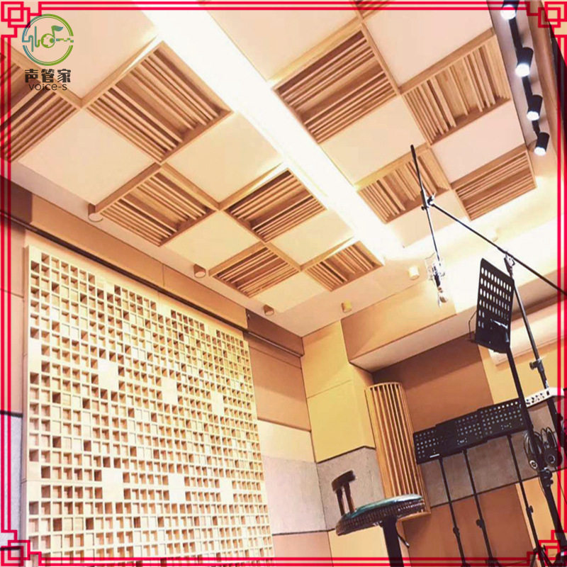 家庭影院HIFI房顶调音材料影音房墙面扩散吸音板二维吸声扩散板