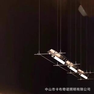 设计师餐厅吊灯极简工作室书房收银前台吧台艺术创意蔡烈超马扎灯