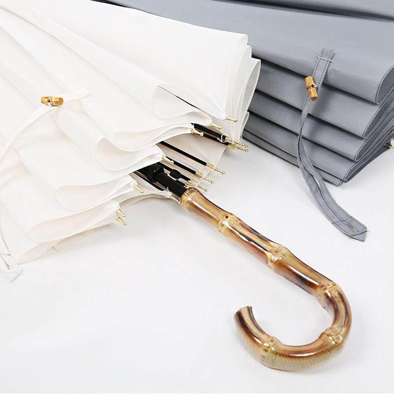 日系小清新16骨K纤维直杆雨s伞素色长柄竹节手柄晴雨伞加大号熙唐,清洗/食品/商业设备,风口/风叶/风机配件,淘宝优惠券,粉丝福利购,淘宝优惠卷