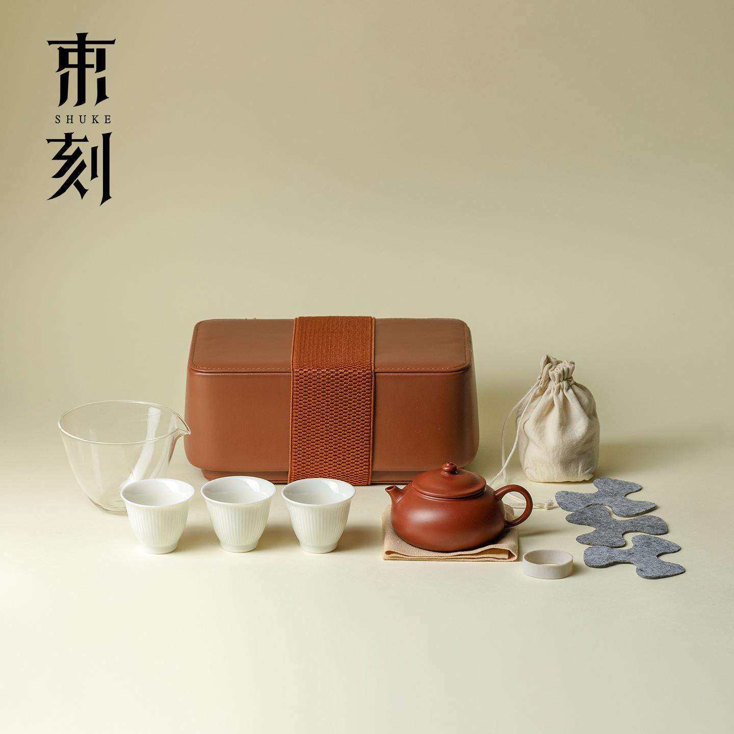 束刻紫砂壶一壶三杯茶具小套装便携式收纳皮革包旅行茶具茶壶茶杯,清洗/食品/商业设备,风口/风叶/风机配件,淘宝优惠券,粉丝福利购,淘宝优惠卷