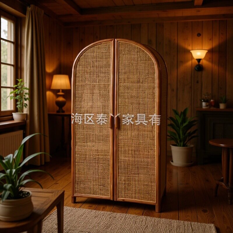 韩式简约全藤柜子设计师款