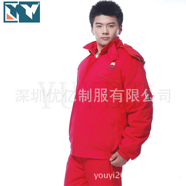 厂家直销防寒棉工作服现货供应石油石化行业冬季防寒工衣带反光条