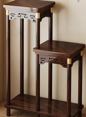 中式花架子客厅落地式置物架阳台实木花台2025新款室内多层花盆架