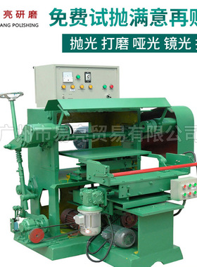 广东台式抛光机小型打磨抛光机平面自动抛光机金属平面研磨抛光机