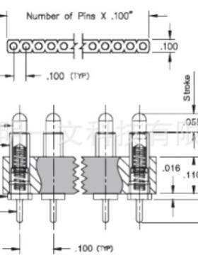 Mill-Max汽车连接器816-22-003-10-003101插针集管和线壳