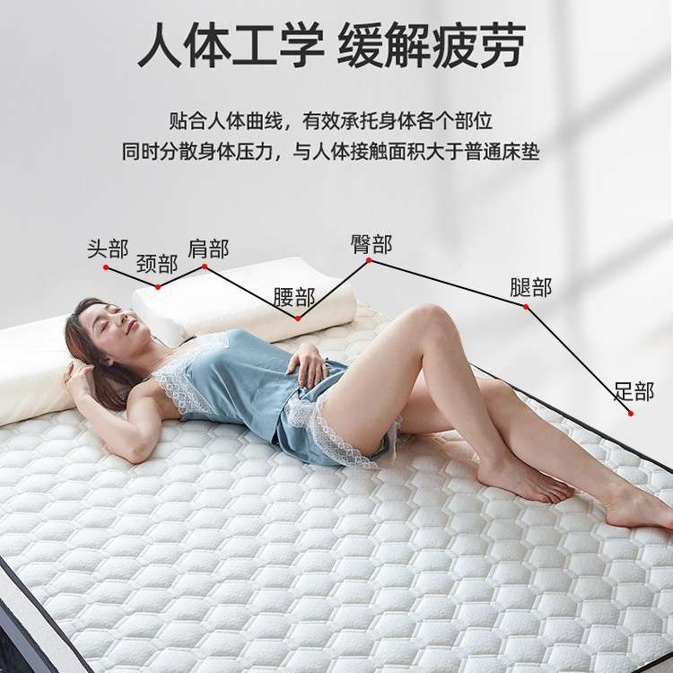 乳胶床垫软垫家用加厚双人床榻榻米垫子租房海绵学生宿舍单人