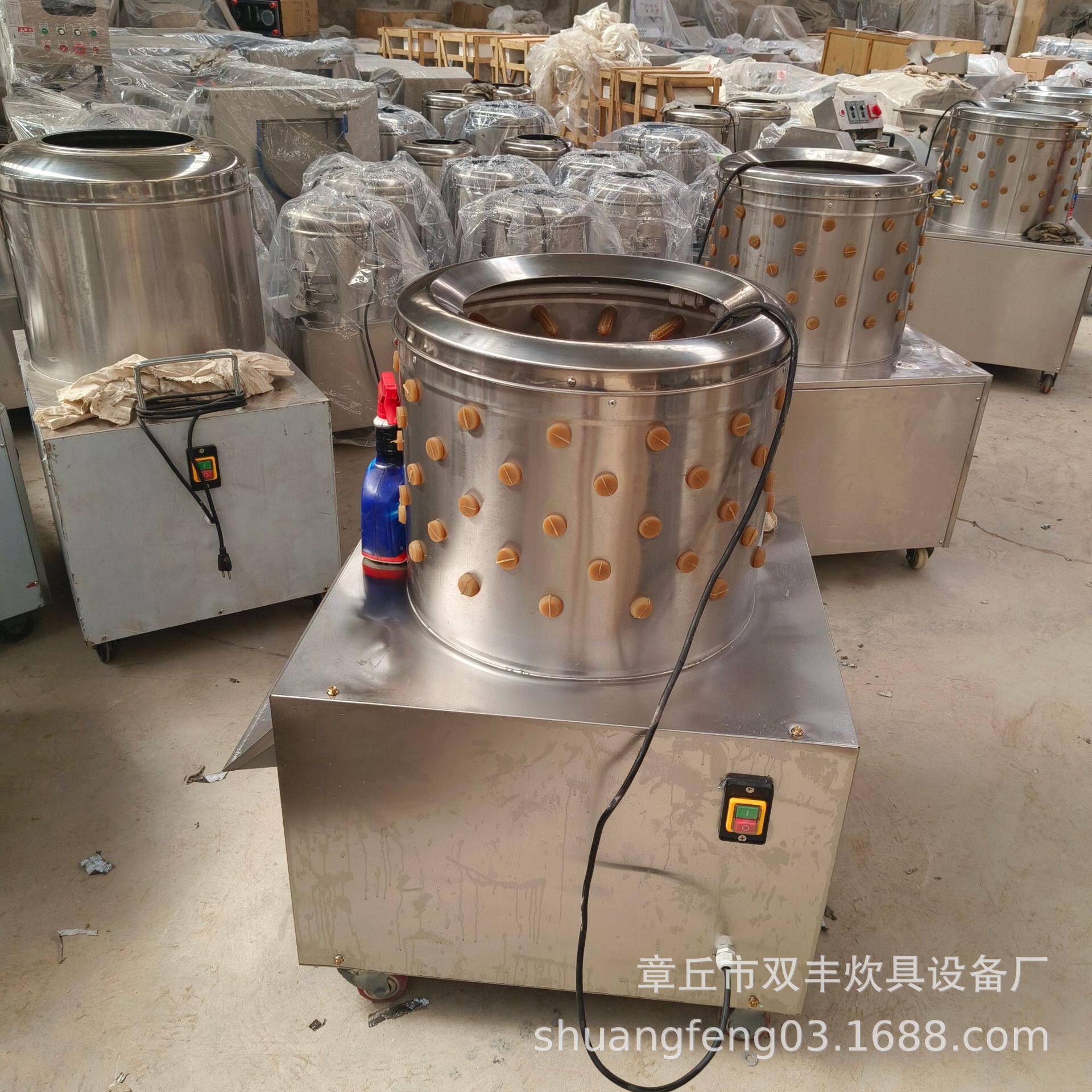 60型号加厚脱毛机家禽专用脱毛机器不锈钢加厚材质批发