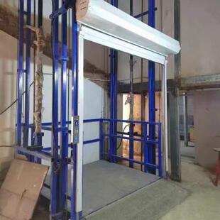 导轨式升降货梯装卸固定液压升降平台厂房车间搬运仓库剪叉升降机