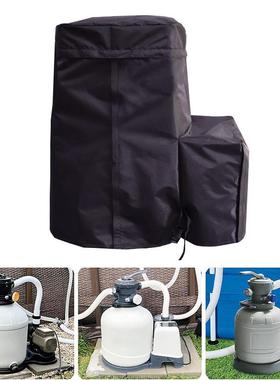 420D涂银地面泳池泵盖污水砂过滤泵罩适用于14-16INTEX过滤器泵