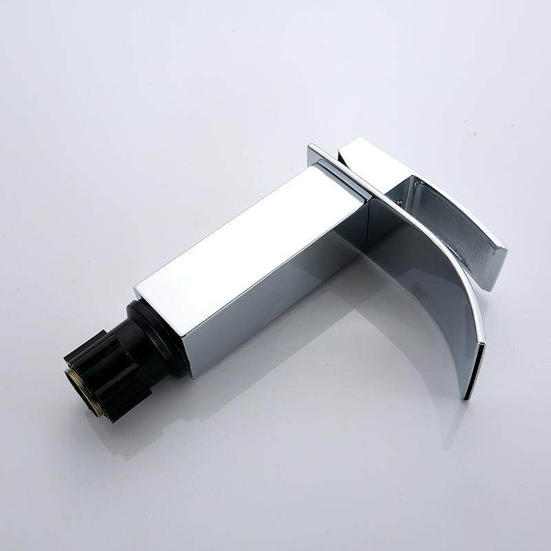 外贸出口直销水暖洁具电镀单孔脸盆龙头扁嘴瀑布家用浴室,金属材料及制品,金属加工件/五金加工件,淘宝优惠券,粉丝福利购,淘宝优惠卷