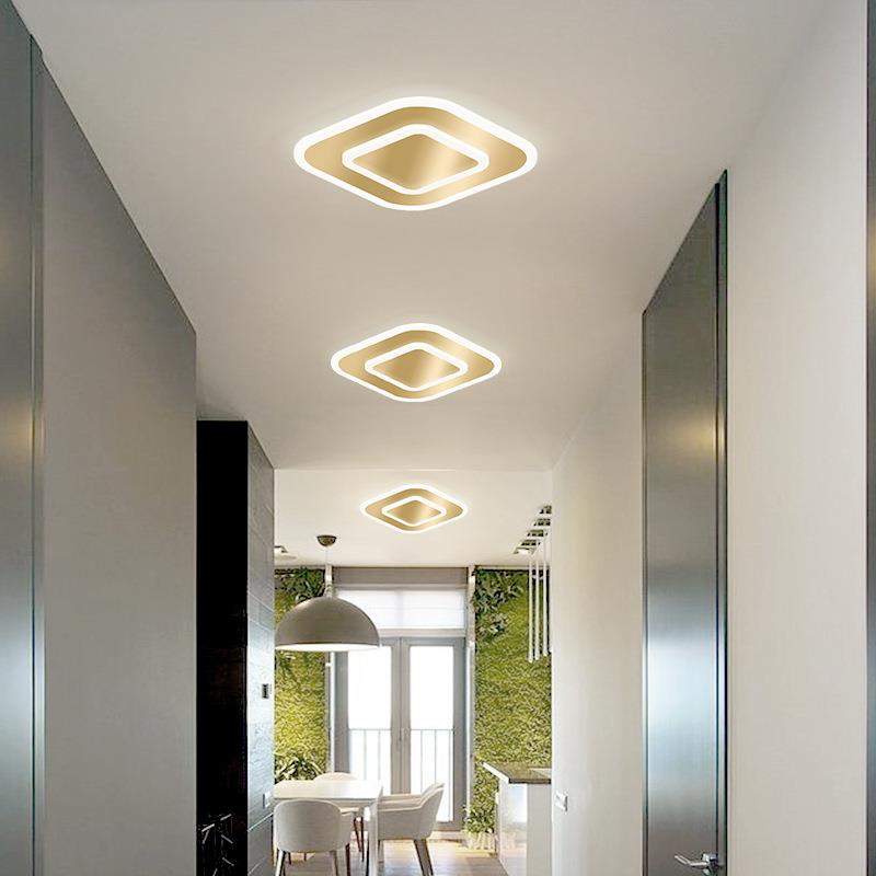 过道走廊灯现代简约led吸顶灯轻奢家用创意个性玄关入户阳台灯具