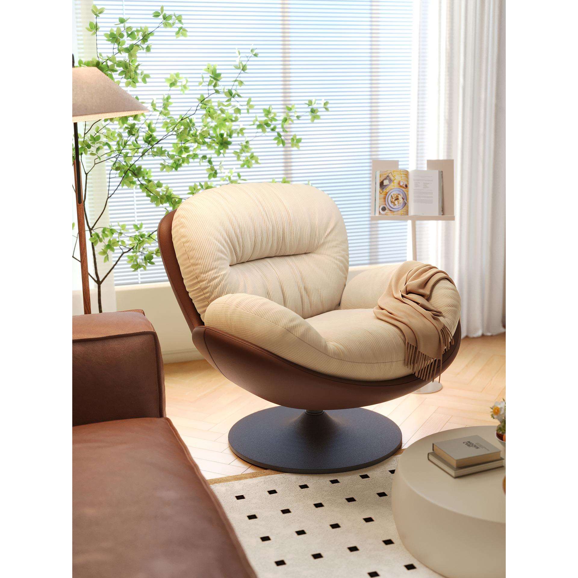 A8L旋转蛋壳摇摇椅躺椅成人阳台家用懒人沙发可躺可睡休闲单人沙