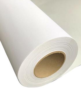 0.914*30水性背胶化纤油画布防水亚光装饰画墙贴不干胶自粘油画布