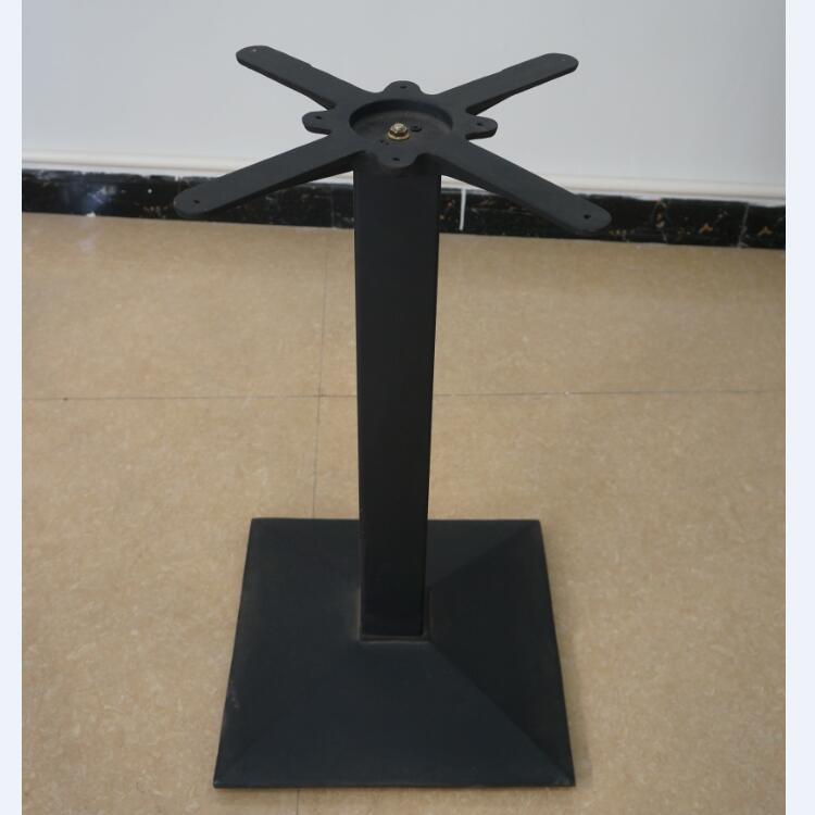 厂家批发家具五金配件桌脚支架出口铁艺圆管底座快餐厅休闲吧台脚