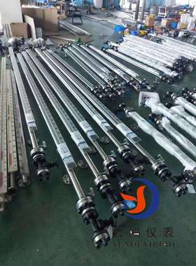 UHZ氨水液位计UHZ顶装侧装磁翻板带远传4-20mA油水箱磁性浮子