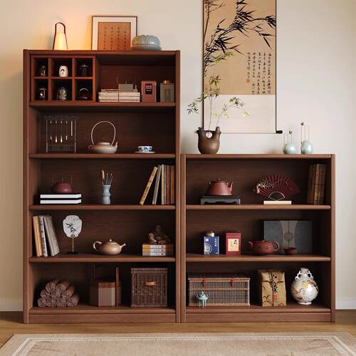 博古架实木中式茶具柜置物架客厅茶叶收纳茶柜展示柜子多宝阁书柜