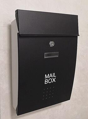 高档铁艺欧式信报箱 邮箱意见箱 室外壁挂防雨防水