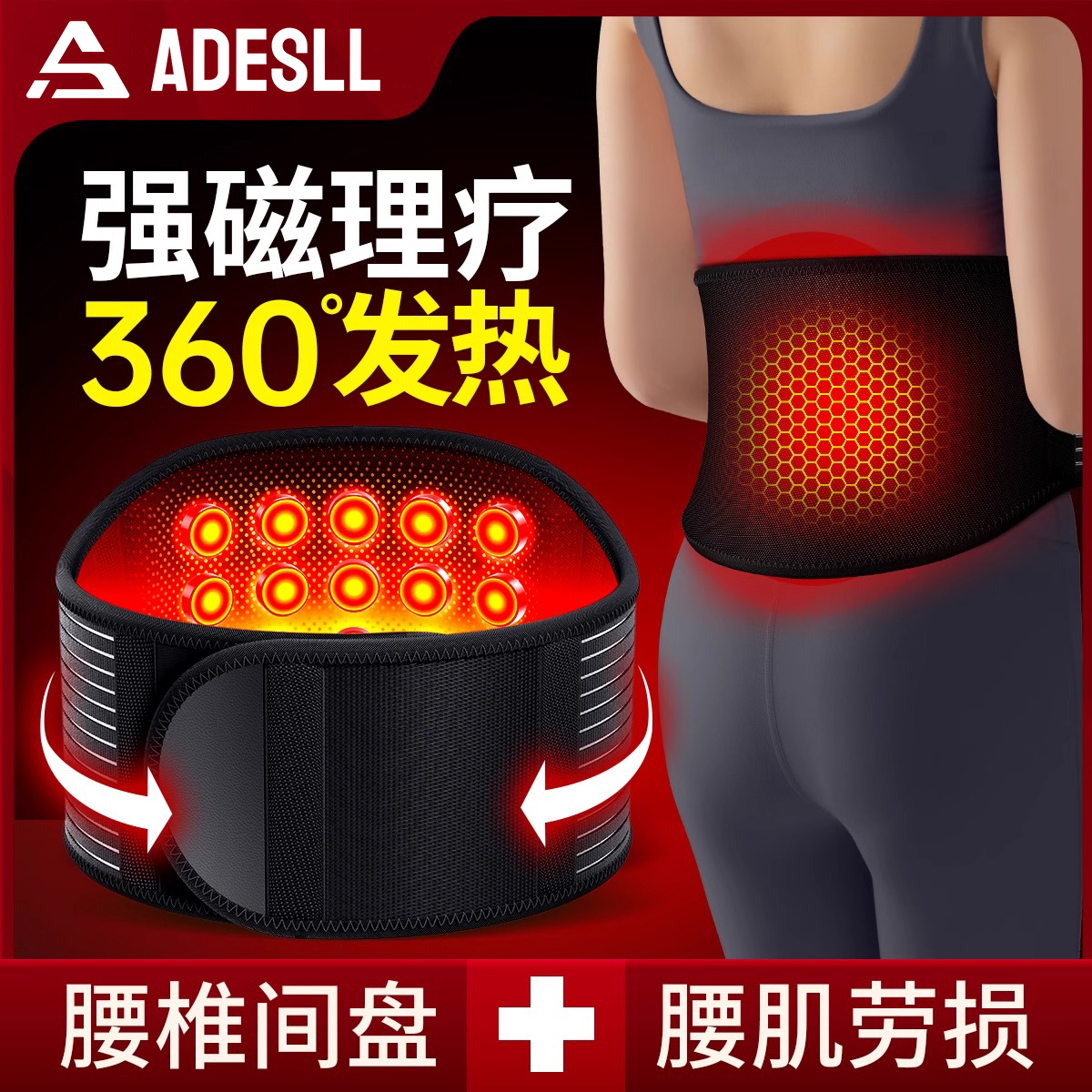 骨科推荐】医用自发热理疗护腰带