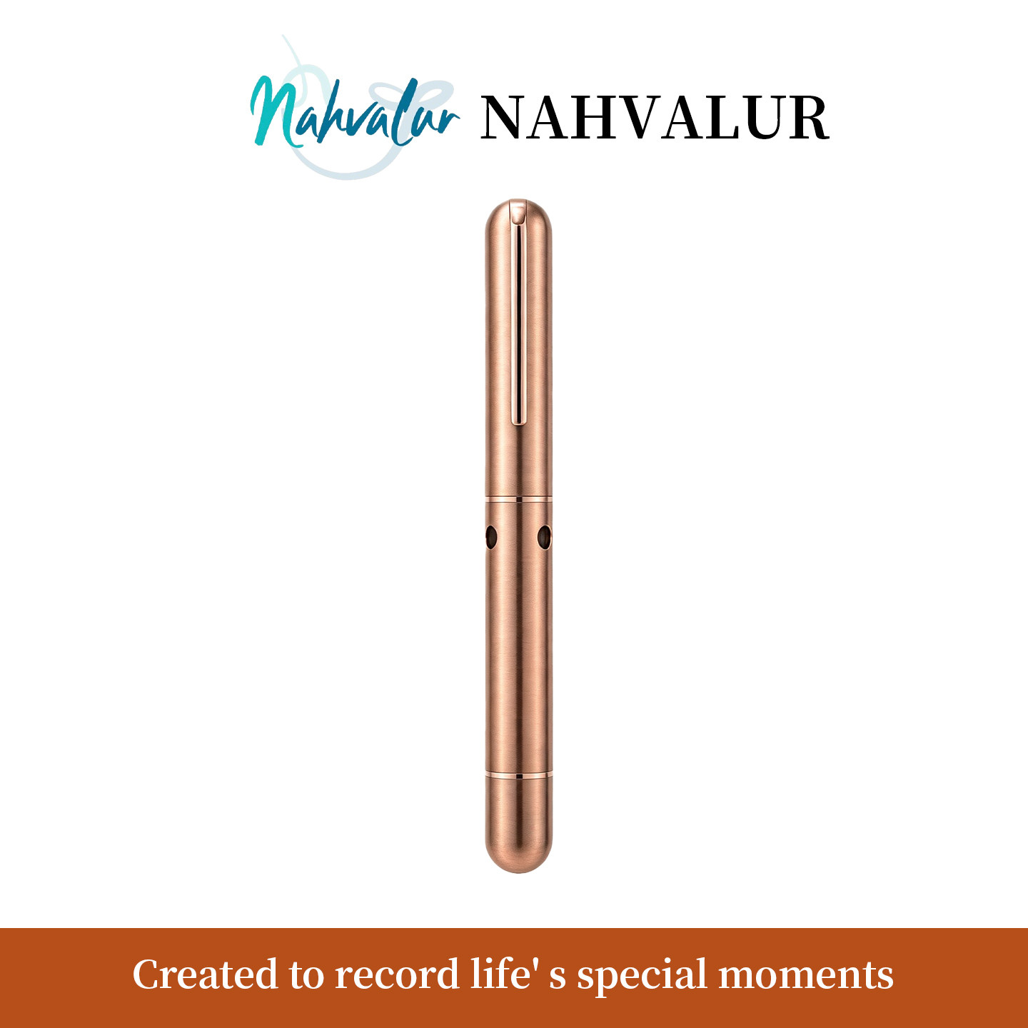 Nahvalur玫瑰金太妃糖钢笔礼盒