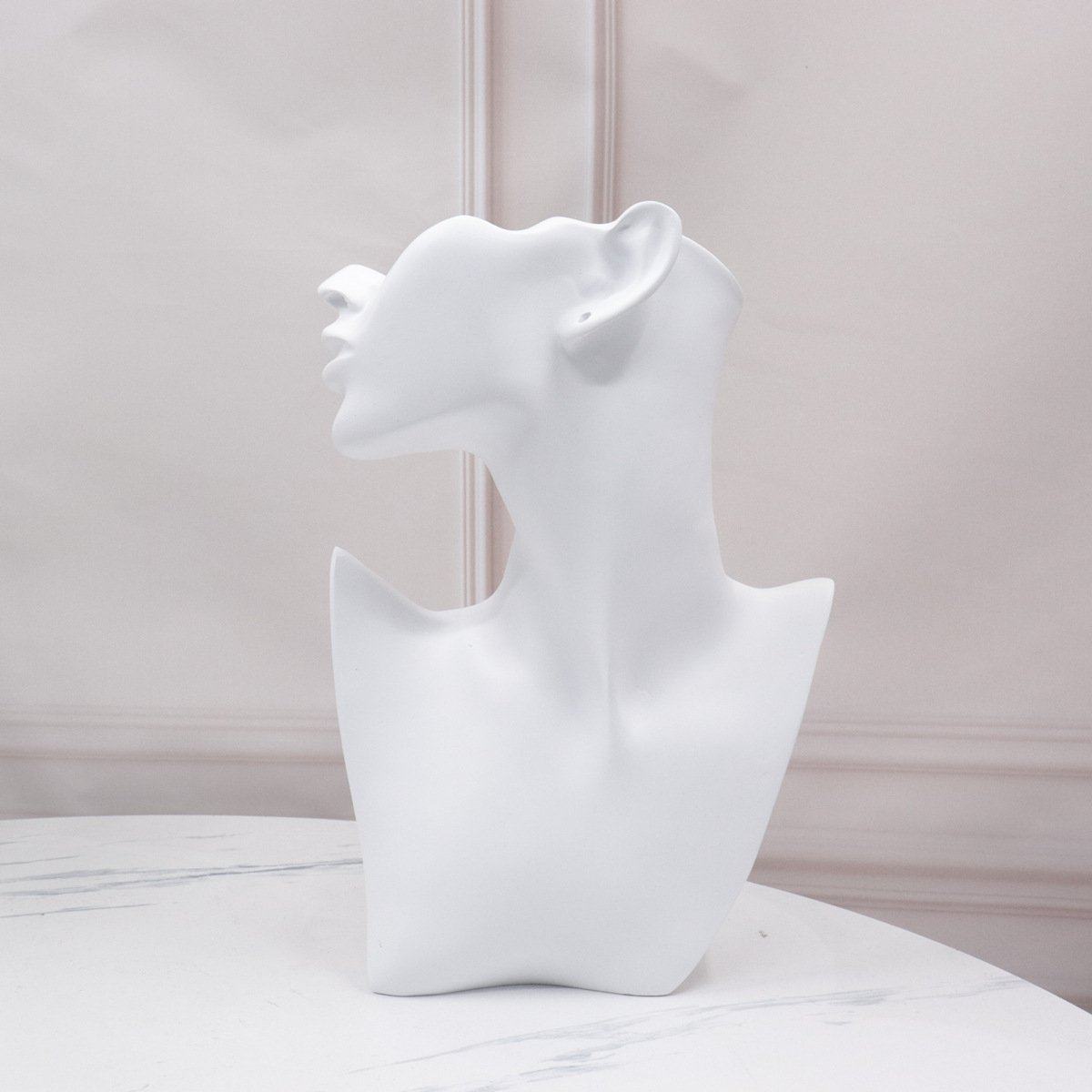 北欧轻奢树脂黑白色客厅玄关人物雕塑摆件创意现代酒柜电视柜摆件,家居饰品,桌面摆件,淘宝优惠券,粉丝福利购,淘宝优惠卷