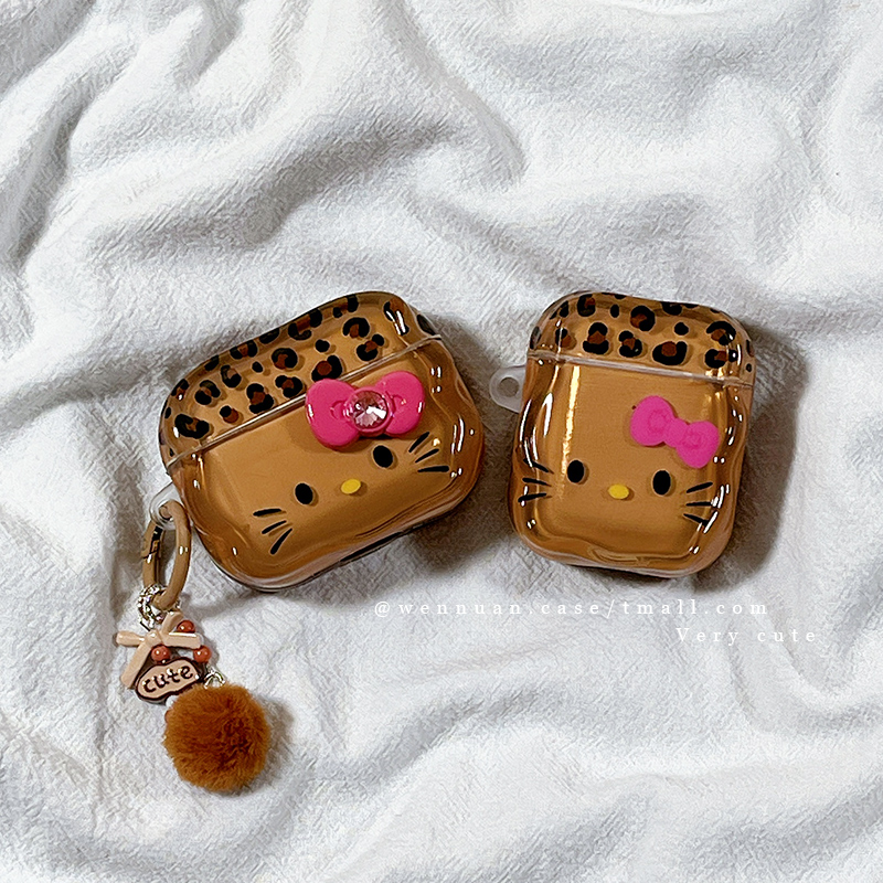 黑皮HelloKitty苹果耳机套
