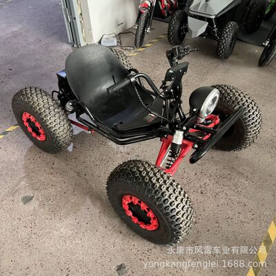 电动四轮越野卡丁车成人儿童网红沙滩车全地形山地景区四轮摩托车