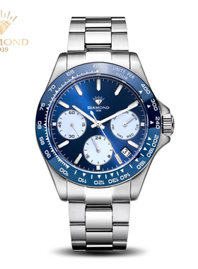 上海手表男机械表正品老国产牌钻石G302时尚防水多功能男士腕表