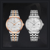 上海钻石手表男自动机械表时尚 商务3260官方正品 腕表男女情侣表