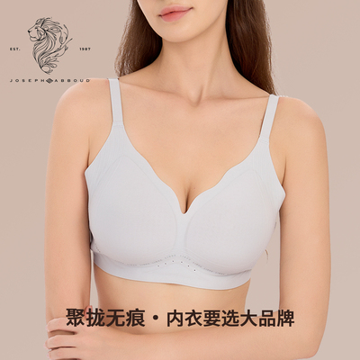 爱堡德无钢圈一片式聚拢内衣文胸