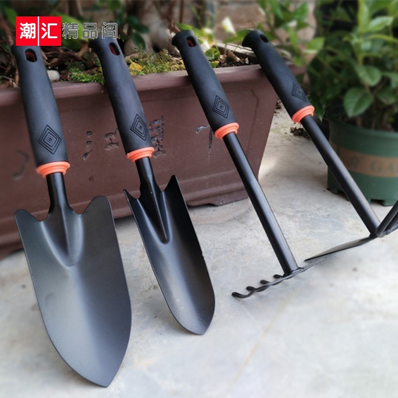 农用多肉植物小铲子种花工具家用挖土家庭铁铲盆景花种铁锹套装修