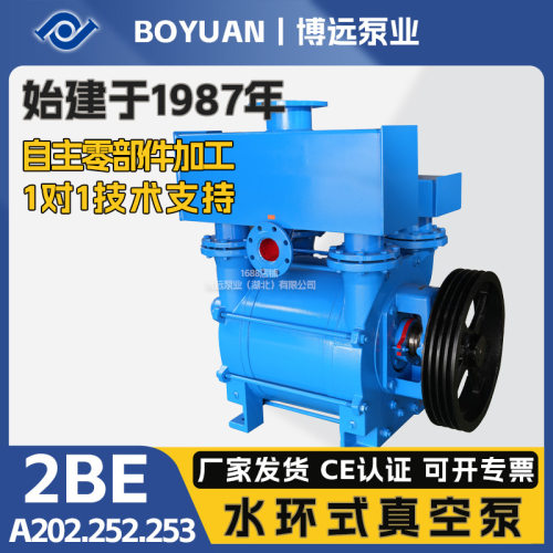 湖北博远2BE202/203/252/253水环式真空泵造纸工业负压抽真空设备