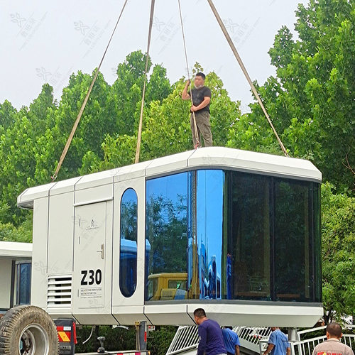 现代家居智能系统民宿房屋 科技模块化房屋 创意360度观景太空舱