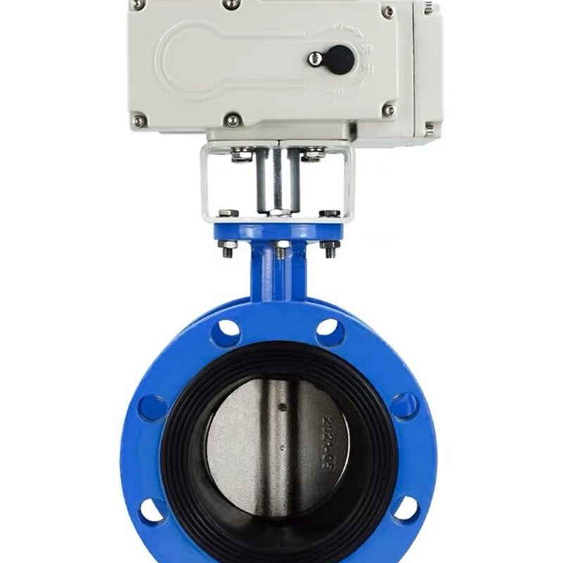 高真空电动球阀GUD-16/25/32/100F不锈钢活套法兰负压气体调节阀