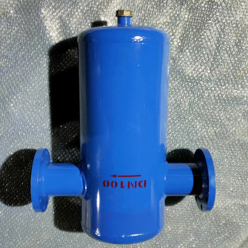 汽水锅炉油气分离器螺旋微泡除污器旋风挡板式自动排水蒸汽分离器