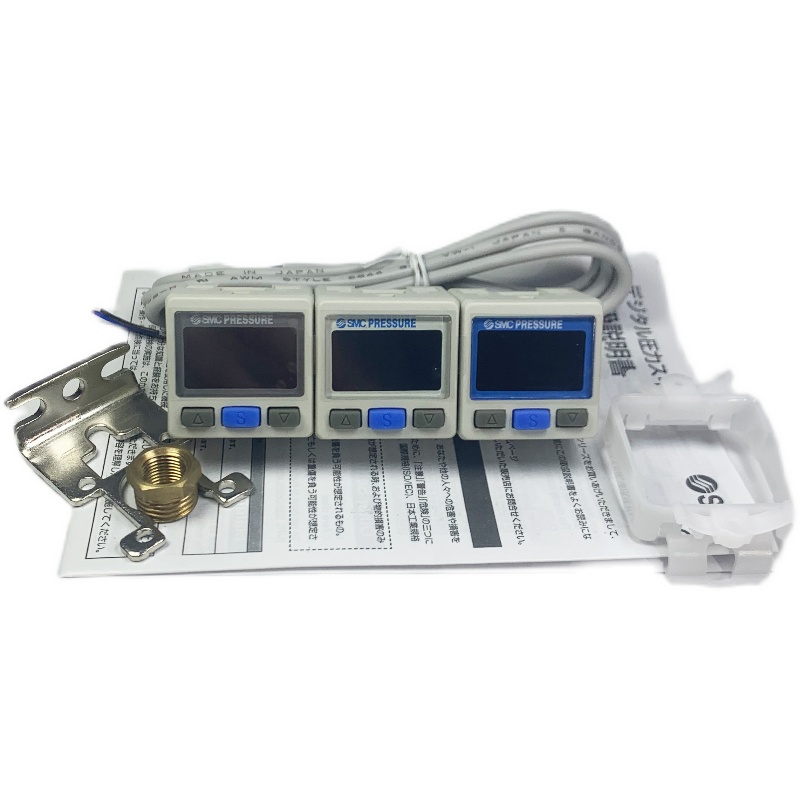 SMC真空数显压力开关ISE30A智能控制器ZSE30AF-01-NL/P/C/D压力表