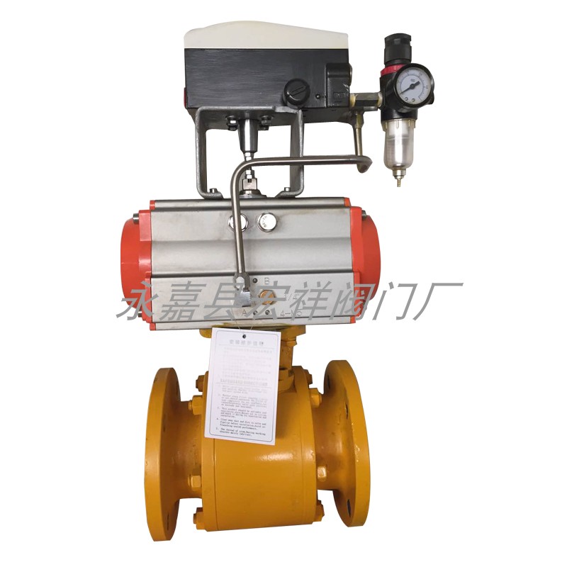 Q641TC16C 电动气动不锈钢精密全衬氧化铝调节耐磨硬密封陶瓷球阀