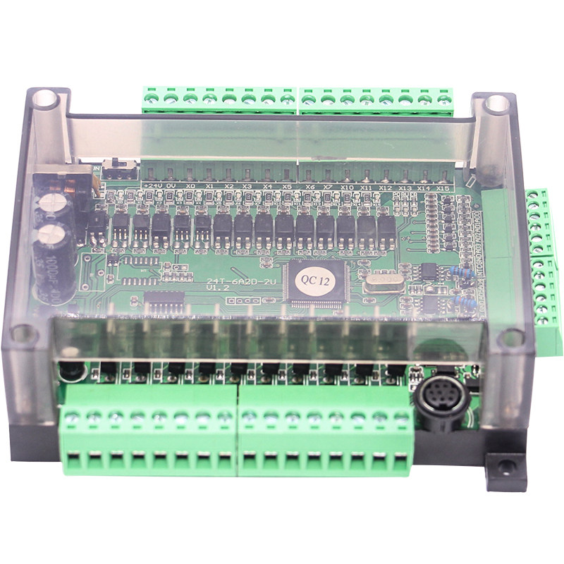 陆杰PLC工控板FX1N2N20MR控制器ntc测温时钟万年历带模拟量带485