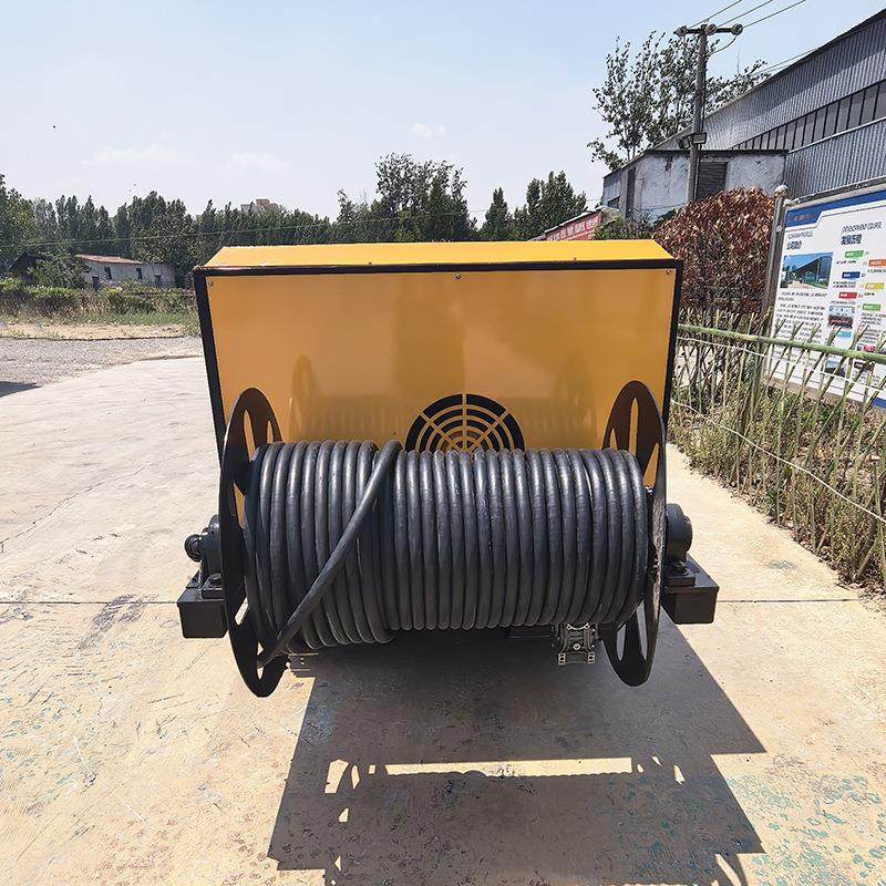 矿用防爆履带运输车交流电带卷盘架履带底盘钢制履带底盘总成