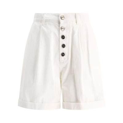 ETRO Pleated shorts with buttons