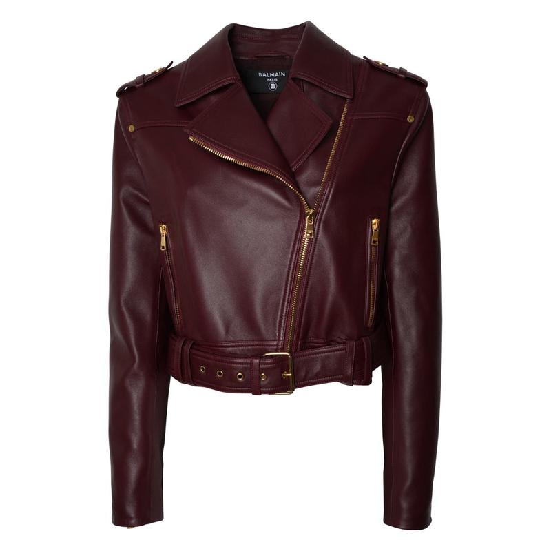 BALMAIN BIKER JACKET CLOTHING